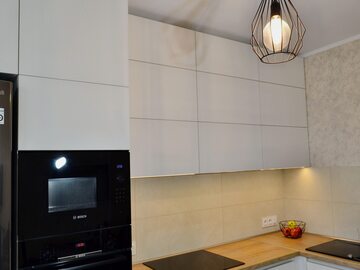 Современная угловая кухня Минима дизайн и фото 3